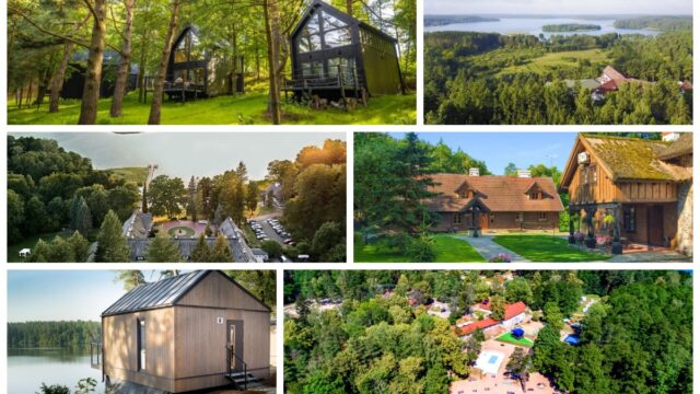 Ekologiczne i plenerowe obiekty eventowe na Mazurach