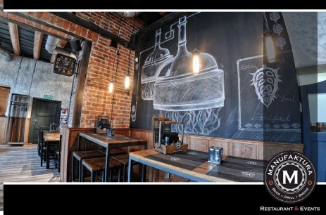 Sala konferencyjna Sala restauracyjna w Restauracja Manufaktura  Świdnica