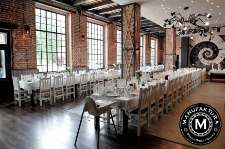 Sala konferencyjna Sala bankietowo – szkoleniowa w Restauracja Manufaktura  Świdnica