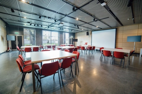 Sala konferencyjna Lobby w Muzeum Sztuki i Techniki Japońskiej Manggha Kraków
