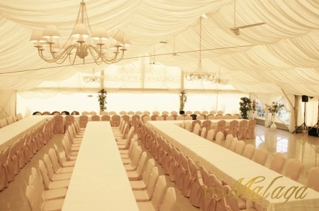 Sala konferencyjna Country Club namiot w MALAGA  Konferencje - Bankiety - Noclegowe - Catering Łódź