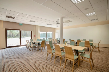 Sala konferencyjna Sala Leśna w Hotel Kawallo**** Relaks I Event I SPA Słubice