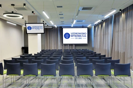 Sala konferencyjna Sala Kolumnowa w Uzdrowisko Wysowa S.A Wysowa Zdrój