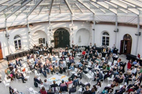 Sala konferencyjna Patio w Centrum Sztuki FORT Sokolnickiego Warszawa