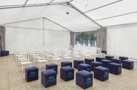 Sala konferencyjna Namiot Bakietowy w Klub Mila Kamień Ruciane-Nida