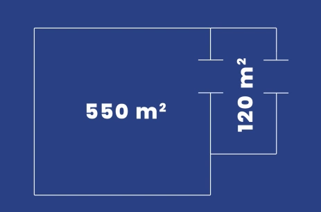 Sala konferencyjna Przestrzeń 3 - 550 m2 +133 foyer w in1place Warszawa