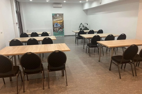 Sala konferencyjna Sala II Leśna w Centrum Wypoczynkowo - Konferencyjne Trzy Jeziora Wieleń Zaobrzański