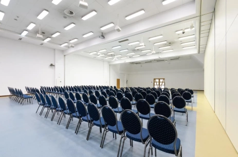 Sala konferencyjna Audytorium Maximum  w Centrum Konferencyjno-Szkoleniowe Ossa Rawa Mazowiecka