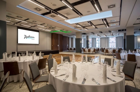 Sala konferencyjna Przestrzeń eventowa w Radisson Hotel & Apartments Gdańsk