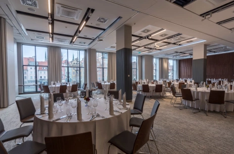 Sala konferencyjna Przestrzeń eventowa w Radisson Hotel & Apartments Gdańsk