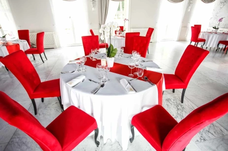 Sala konferencyjna Sala konferencyjno-bankietowa Powozownia w Pałac Dąbrówka  Rawicz