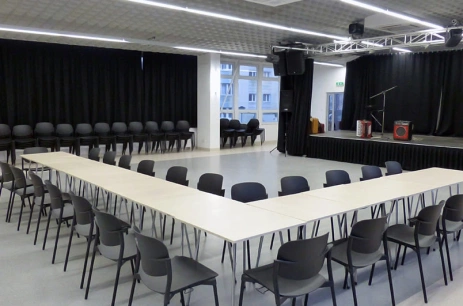 Sala konferencyjna Sala szkoleniowo-konferencyjna w Centrum Kultury im. Jana Pawła II na Morenie Gdańsk