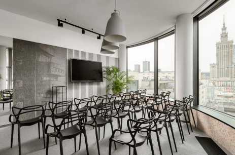 Sala konferencyjna Sala Panorama - z widokiem na Pałac Kultury i Nauki  w Business Link Astoria Warszawa Warszawa