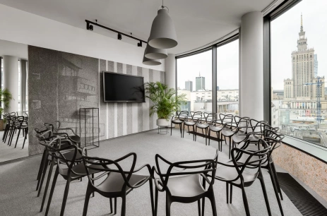 Sala konferencyjna Sala Panorama - z widokiem na Pałac Kultury i Nauki  w Business Link Astoria Warszawa Warszawa