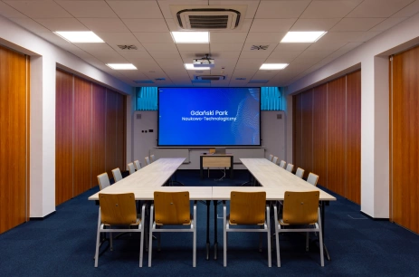 Sala konferencyjna SALA G - BUDYNEK C w Gdański Park Naukowo-Technologiczny Gdańsk