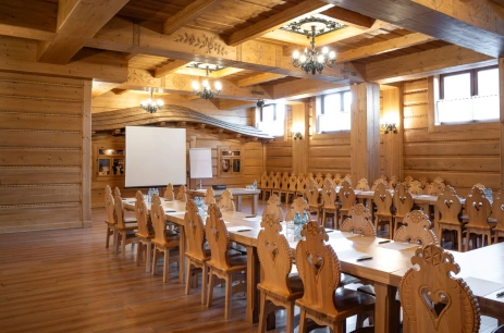 Sala konferencyjna "Izba Góralska" w Borowy Dwór - Biznes, Spa & Fun Szaflary