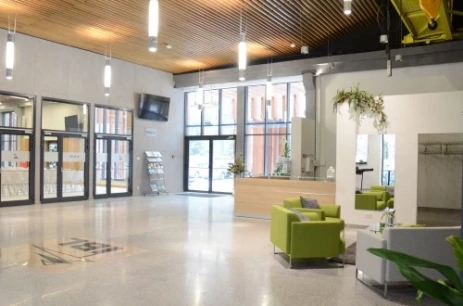 Sala konferencyjna Recepcja i foyer w Centrum Konferencyjno-Wystawienniczym w Centrum Konferencyjno-Wystawiennicze Instytutu Badawczego Leśnictwa Warszawa