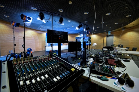 Sala konferencyjna Centrum Prasowe - Studio Streamingowe S4 w LCK Lubelskie Centrum Konferencyjne Lublin