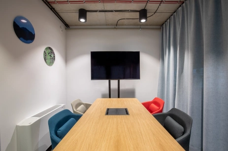 Sala konferencyjna Sala spotkań 8 w Mogilska 43 Cowork Kraków