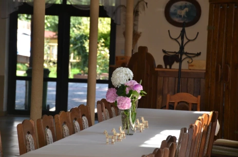 Sala konferencyjna Sala kominkowa w Rancho Pod Olszyną Ciechocinek