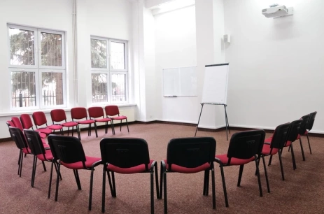 Sala konferencyjna A-4 w Centrum Konferencyjno-Szkoleniowe Bobrowiecka 9 Warszawa