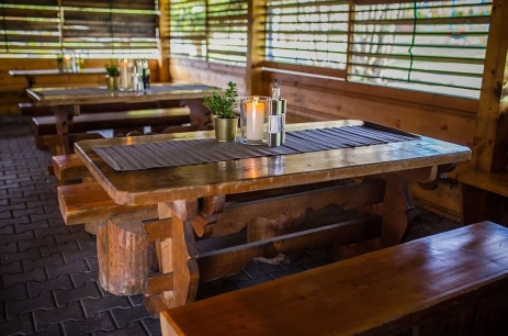 Sala konferencyjna Szałas w Srebrny Bucznik Istebna