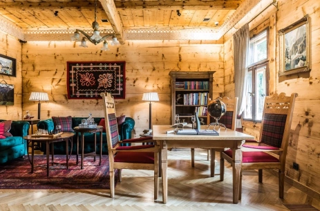 Sala konferencyjna Salon telewizyjny w Willa Elżbiecina Zakopane