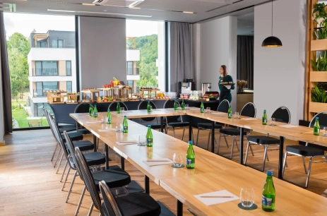 Sala konferencyjna Sala z tarasem w Vislow Resort Wisła