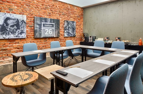 Sala konferencyjna Gabinet Biznesowy III Slepy Maks w Hotel The Loom Łódź