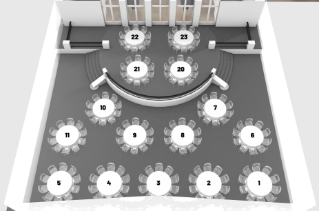 Sala konferencyjna Oranżeria w Villa Foksal Warszawa