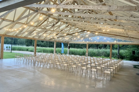 Sala konferencyjna Sala plażowa - namiot eventowy nad brzegiem jeziora- w Ruciane Park Mazury resort & spa Ruciane-Nida