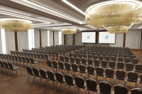 Sala konferencyjna Sala konferencyjna-bankietowa w MAZURSKI RAJ - Hotel, Marina & SPA Ruciane-Nida