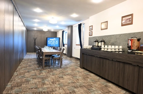 Sala konferencyjna Sala konferencyjna na atresoli w Krasicki Hotel Resort & Spa Świeradów-Zdrój