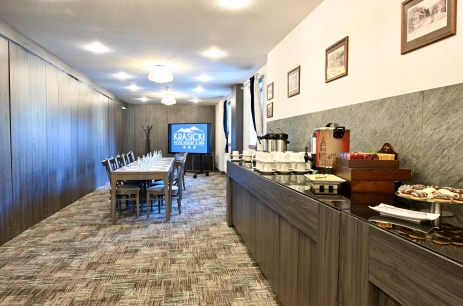 Sala konferencyjna Sala konferencyjna na atresoli w Krasicki Hotel Resort & Spa Świeradów-Zdrój