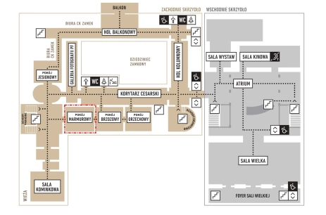 Sala konferencyjna Pokój Marmurowy w Centrum Kultury ZAMEK w Poznaniu Poznań