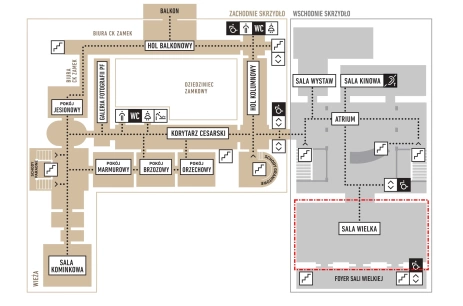Sala konferencyjna Sala Wielka w Centrum Kultury ZAMEK w Poznaniu Poznań