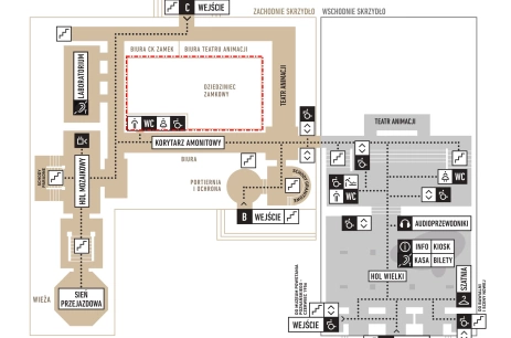 Sala konferencyjna Dziedziniec Zamkowy w Centrum Kultury ZAMEK w Poznaniu Poznań