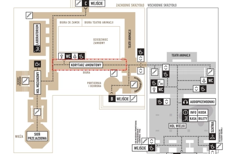 Sala konferencyjna Korytarz Amonitowy w Centrum Kultury ZAMEK w Poznaniu Poznań