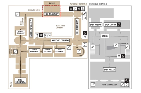 Sala konferencyjna Hol Balkonowy w Centrum Kultury ZAMEK w Poznaniu Poznań