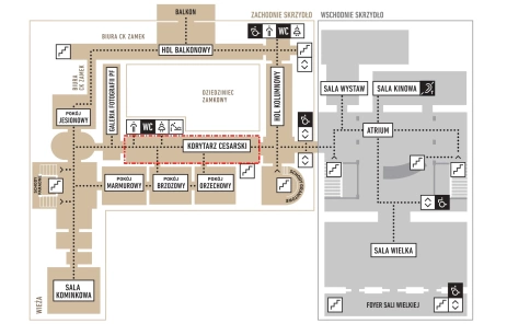 Sala konferencyjna Korytarz Cesarski w Centrum Kultury ZAMEK w Poznaniu Poznań