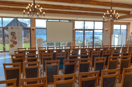 Sala konferencyjna Sala Widokowa w "U Chłopa" Kompleks Wypoczynkowo - Konferencyjny Chmielno