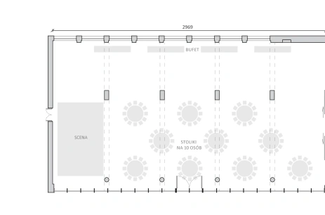 Sala konferencyjna Sala im. Wandy Telakowskiej w Instytut Wzornictwa Przemysłowego Warszawa