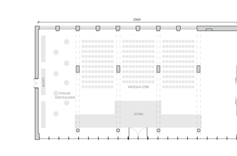 Sala konferencyjna Sala im. Wandy Telakowskiej w Instytut Wzornictwa Przemysłowego Warszawa