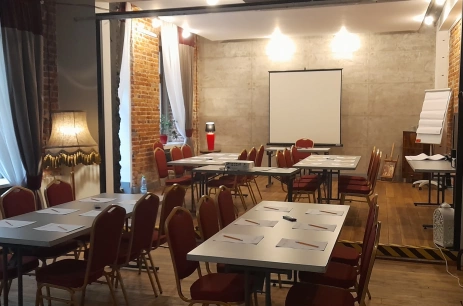 Sala konferencyjna Sala Czerwona w Good Time Aparthotel Łódź