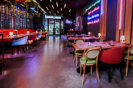 Sala konferencyjna Setki Powodów- bar i restauracja w Scena Kotłownia - centrum eventowe Warszawa