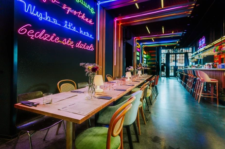Sala konferencyjna Setki Powodów- bar i restauracja w Scena Kotłownia - centrum eventowe Warszawa