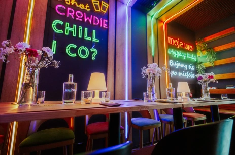 Sala konferencyjna Setki Powodów- bar i restauracja w Scena Kotłownia - centrum eventowe Warszawa
