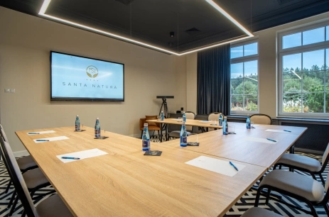 Sala konferencyjna Sala Pinto w Santa Natura Resort&SPA Nowa Wieś