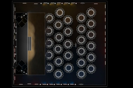 Sala konferencyjna Sala Harmonii w Arche Nałęczów dawne Sanatorium Milicyjne Nałęczów