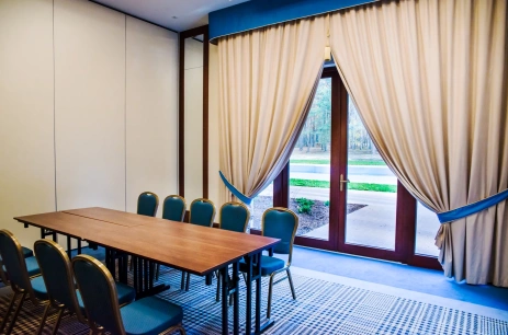 Sala konferencyjna Wróbelek w Las Woda**** Park Rekreacyjno-Biznesowy Wilga